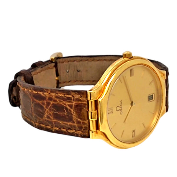 18K Yellow Gold Omega Geneve De Ville