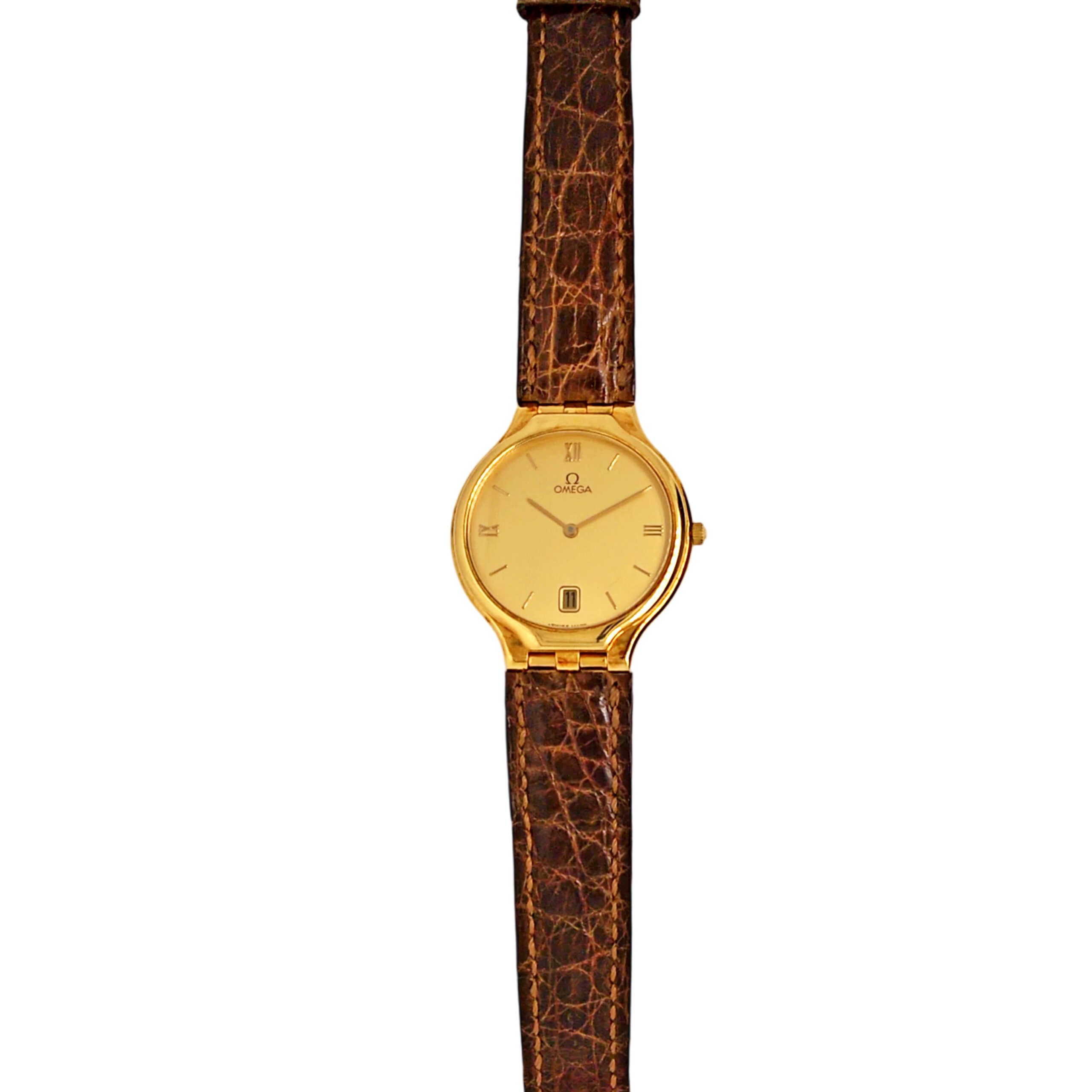 18K Yellow Gold Omega Geneve De Ville