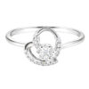 18K White Gold Diamond Ring