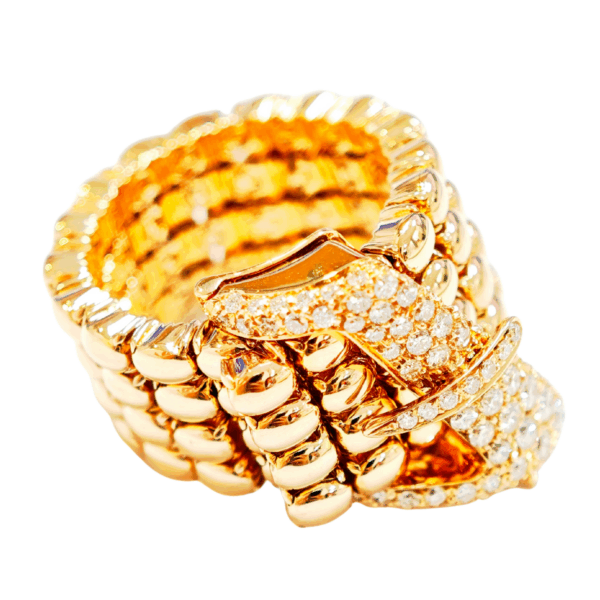 18K Rose Gold Diamond Ring