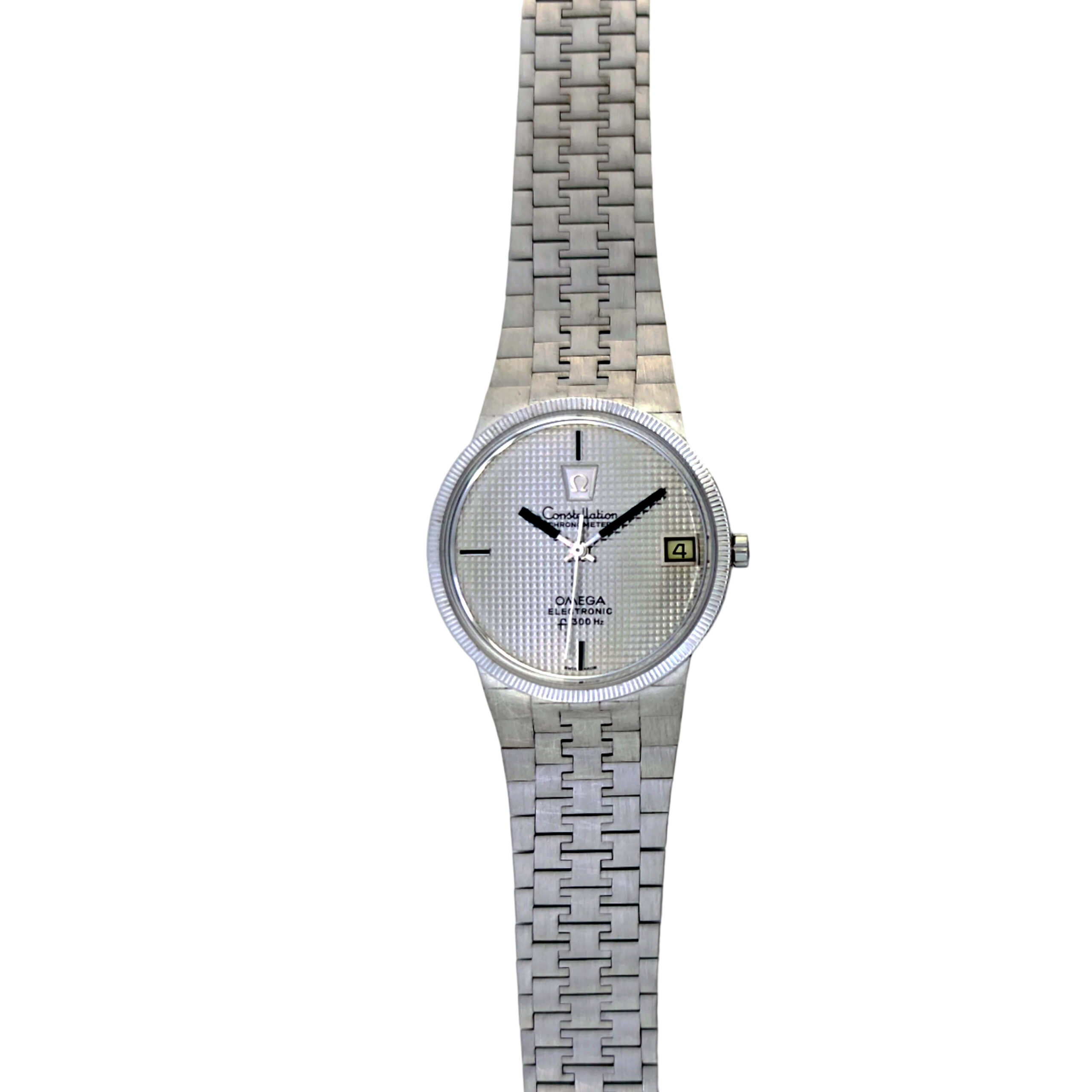 18K White Gold Omega Constellation