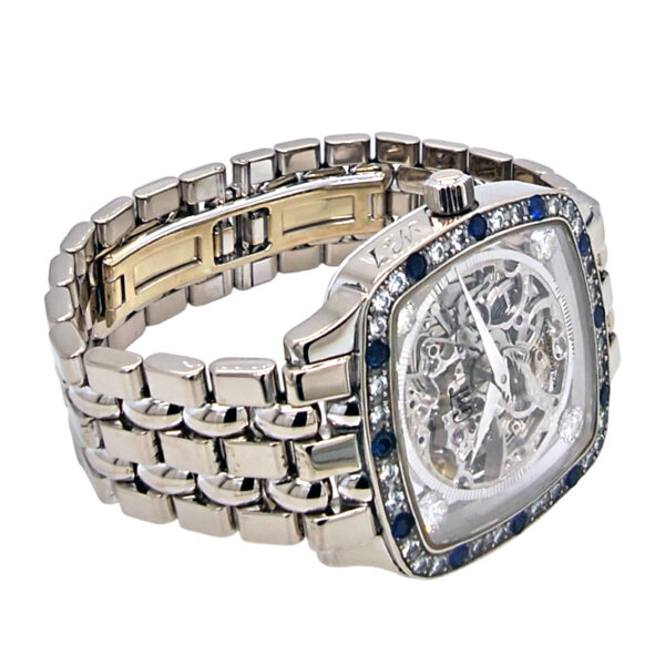 18K White Gold Gmt Gold Collection ‘At’ Diamond & Sapphire