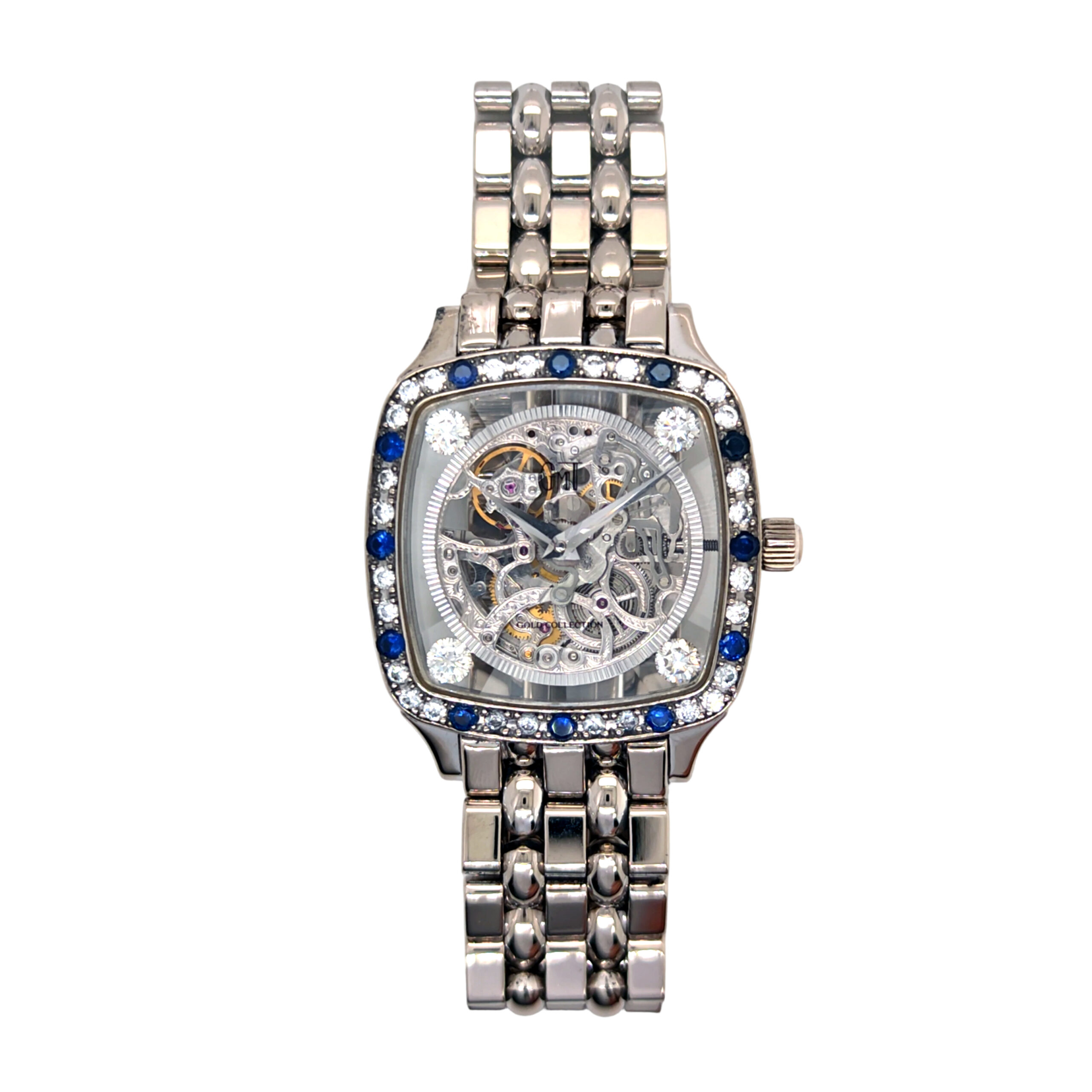 18K White Gold Gmt Gold Collection ‘At’ Diamond & Sapphire