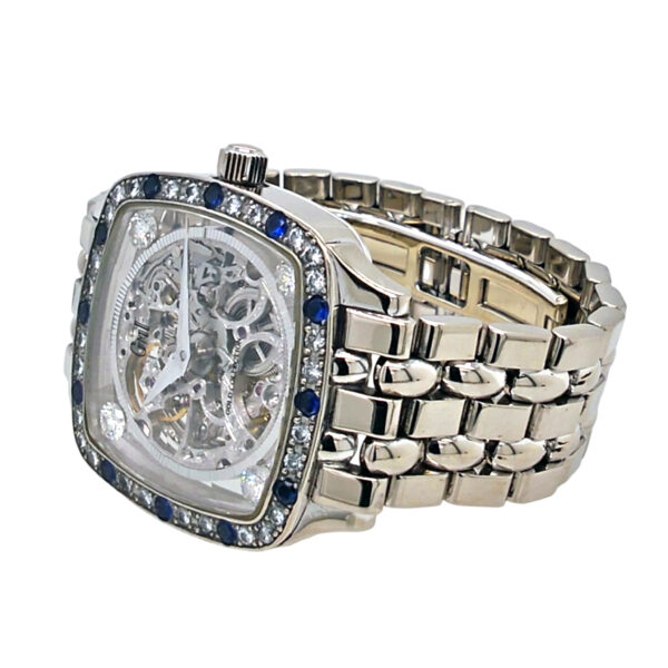 18K White Gold Gmt Gold Collection ‘At’ Diamond & Sapphire