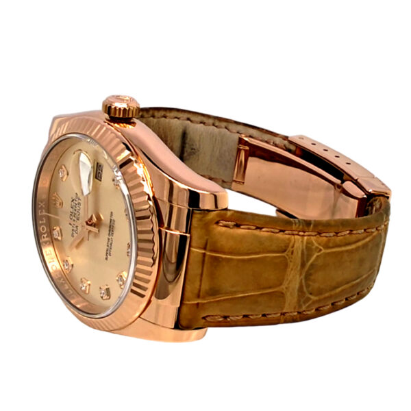 18K Rose Gold Rolex Datejust 36 Diamond 116135