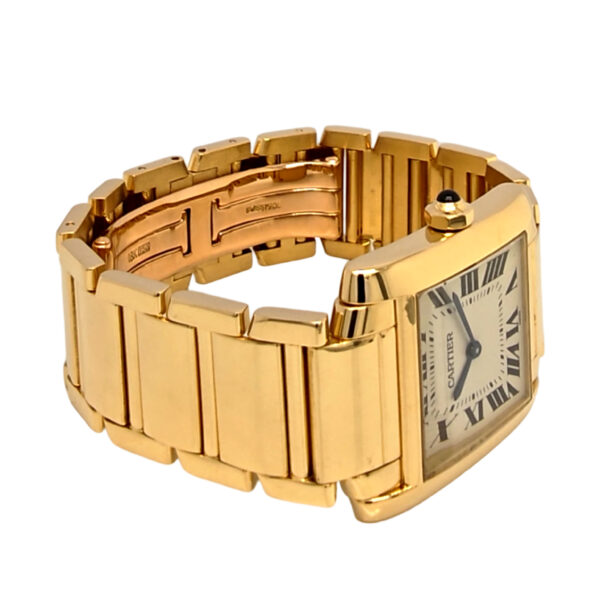 18K Yellow Gold Cartier Tank Francaise