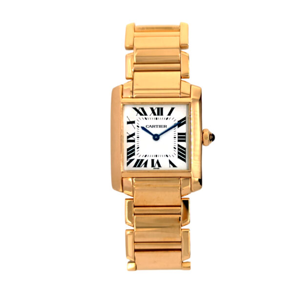 18K Yellow Gold Cartier Tank Francaise