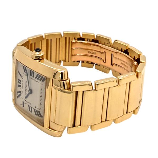 18K Yellow Gold Cartier Tank Francaise