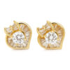20K Yellow Gold Diamond Earstud