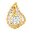 20K Yellow Gold Diamond Pendant