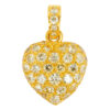 20K Yellow Gold Diamond Pendant