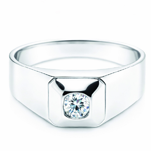 18K White Gold Diamond Ring