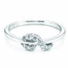 18K White Gold Diamond Ring