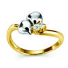 18K Yellow Gold Diamond Ring