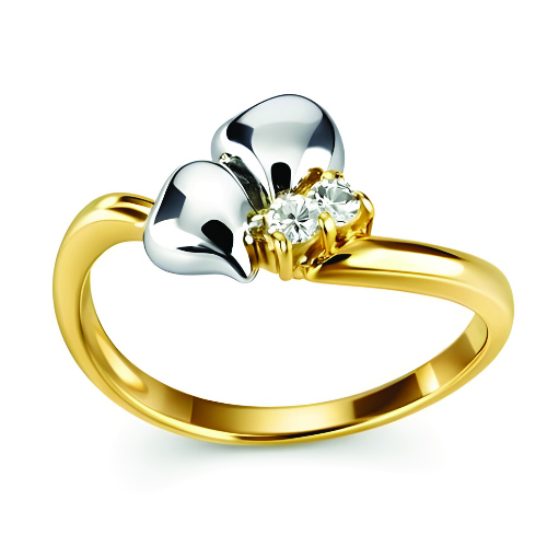 18K Yellow Gold Diamond Ring