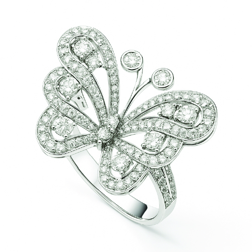 18K White Gold Diamond Ring