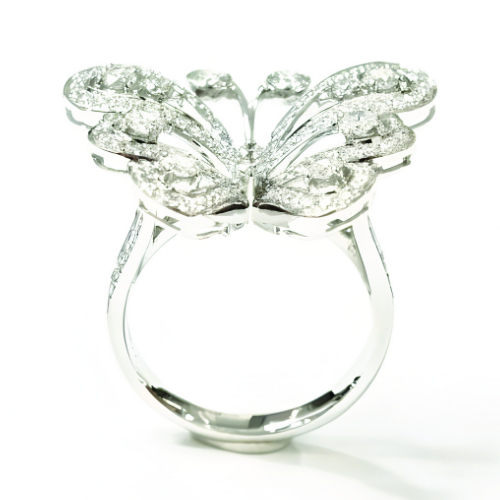 18K White Gold Diamond Ring