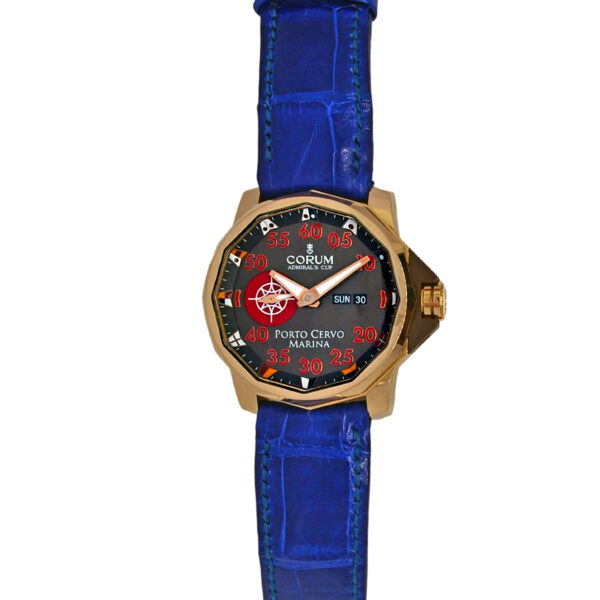 18K Yellow Gold Corum Admiral'S Cup Competition 48 Porto Cervo Marina
