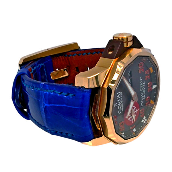 18K Yellow Gold Corum Admiral'S Cup Competition 48 Porto Cervo Marina