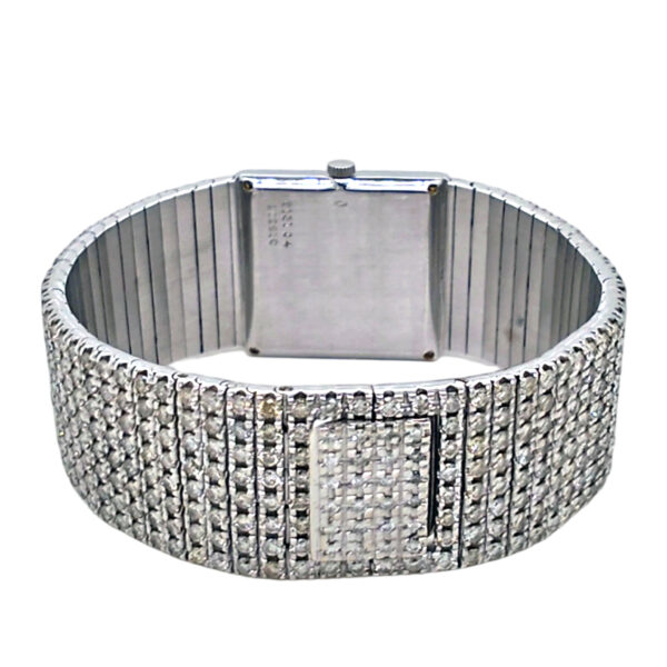 18K White Gold Piaget Diamond Set Bracelet