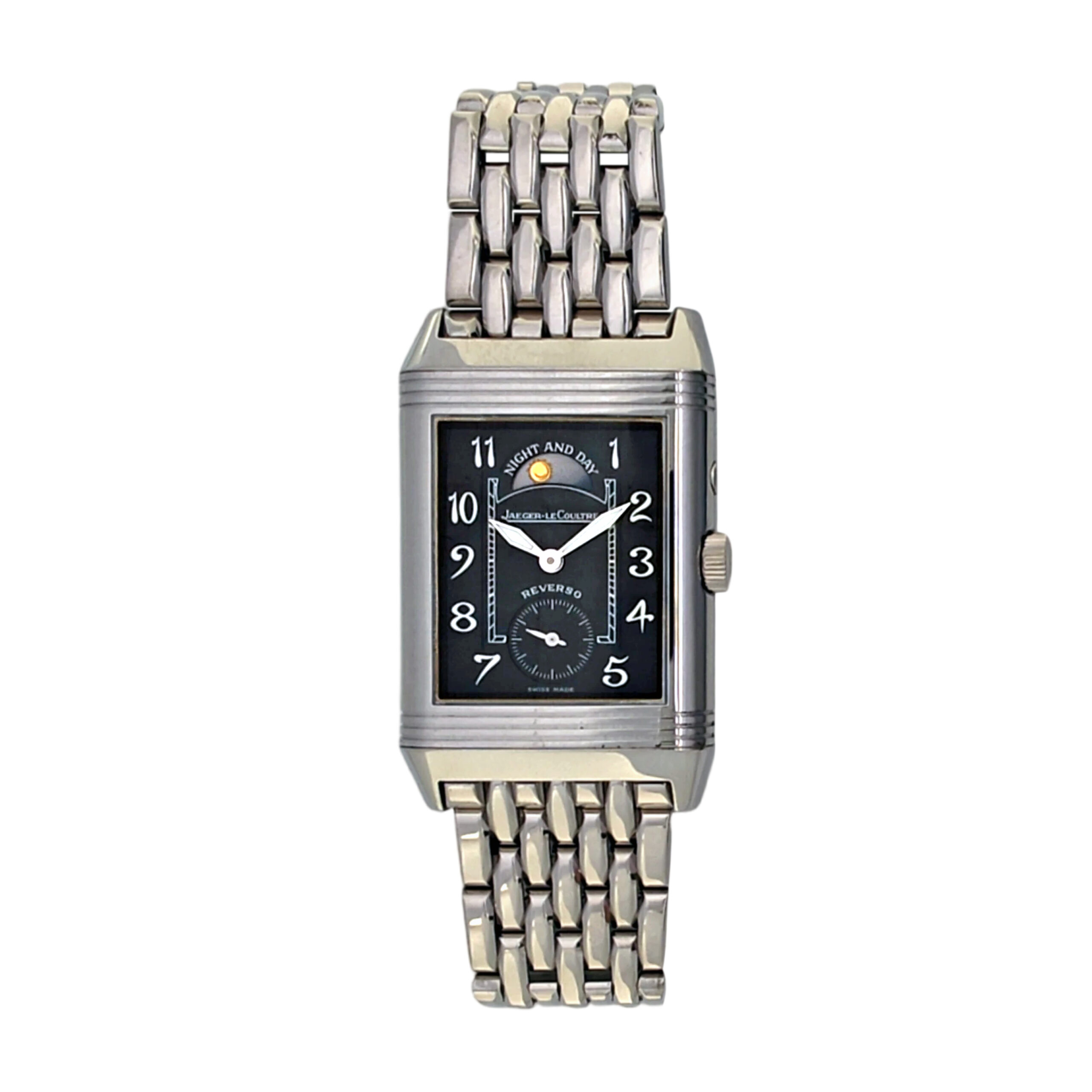 18K White Gold Jaeger-Lecoultre Reverso Duoface Night Day