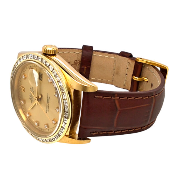 18K Yellow Gold Rolex Datejust 36 Diamond 16018