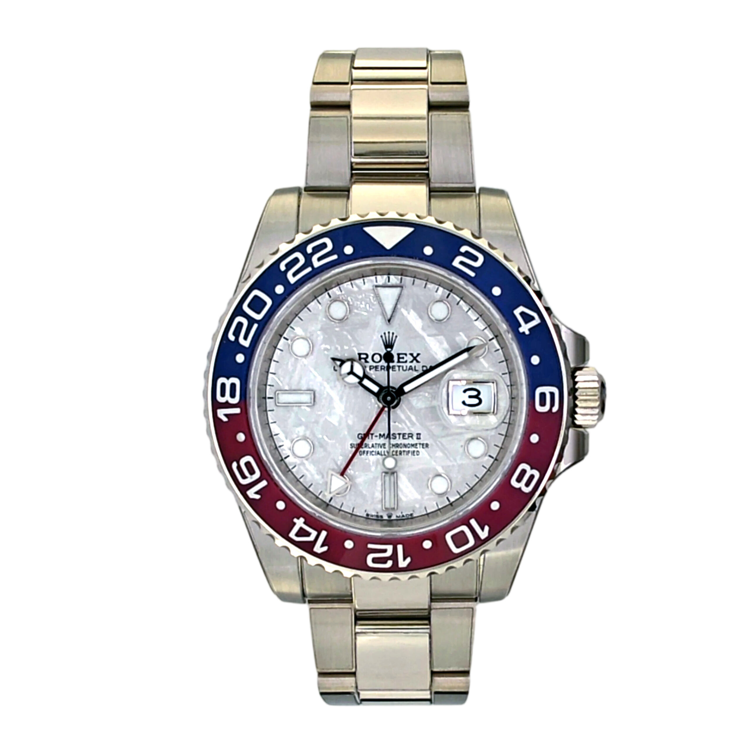 18K White Gold Rolex GMT-Master II 126719BLRO