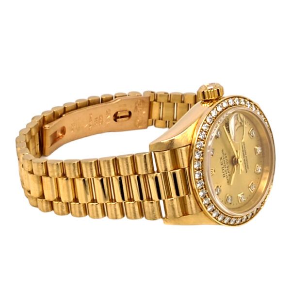 18K Yellow Gold Rolex Lady Datejust Diamond 79138