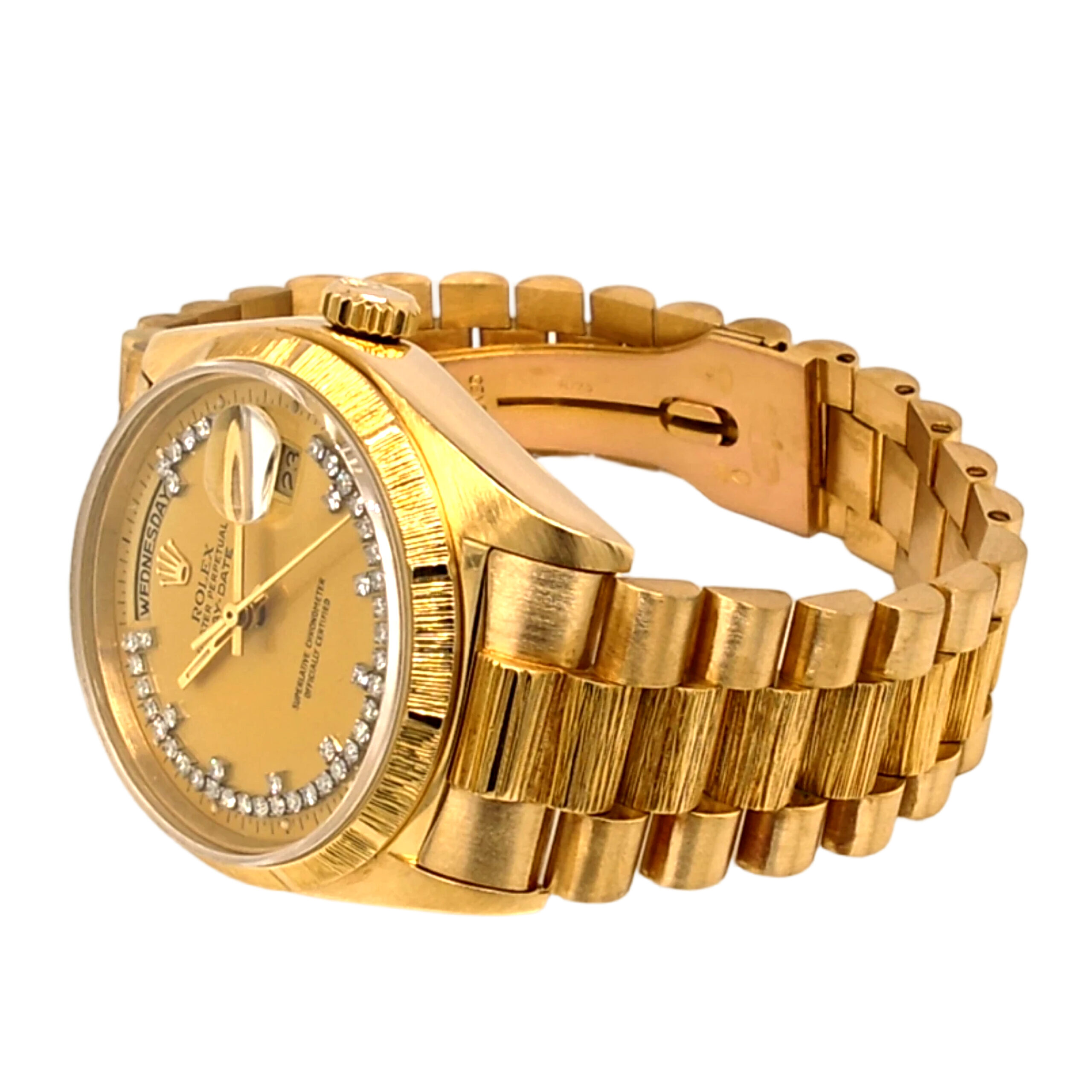 18K Yellow Gold Rolex Day-Date 36 Diamond 18078