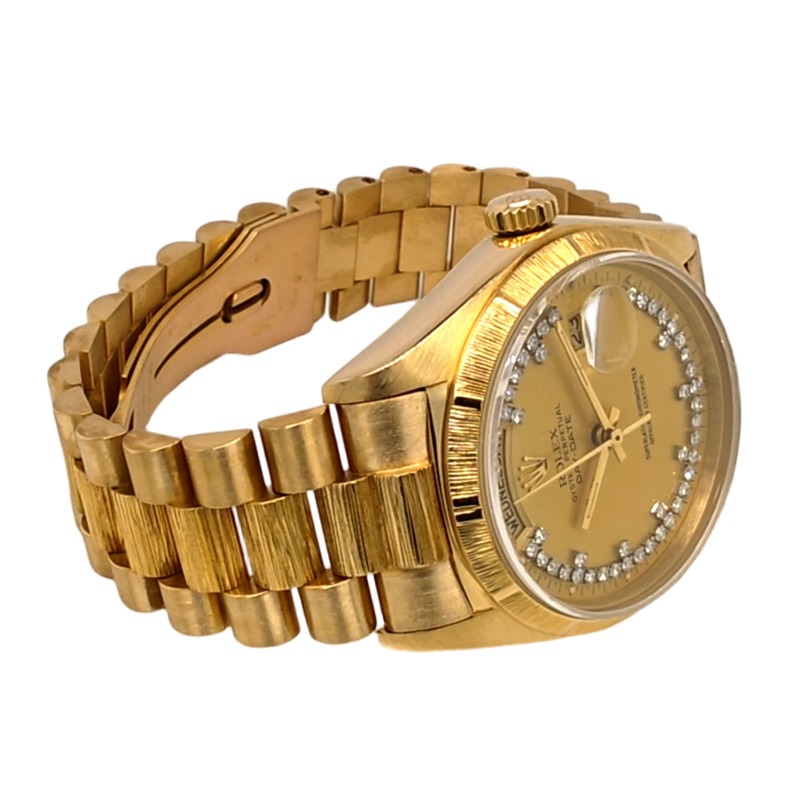 18K Yellow Gold Rolex Day-Date 36 Diamond 18078