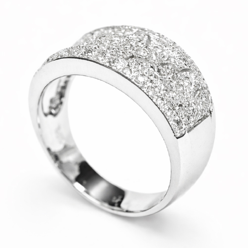 18K White Gold Diamond Ring