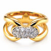 18K Yellow Gold Diamond Ring