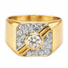 18K Yellow Gold Diamond Ring