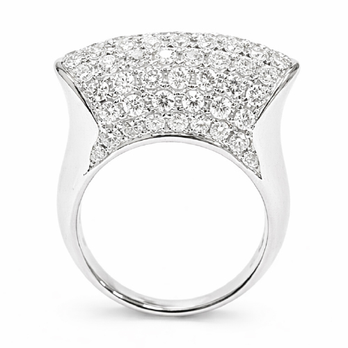 18K White Gold Diamond Ring