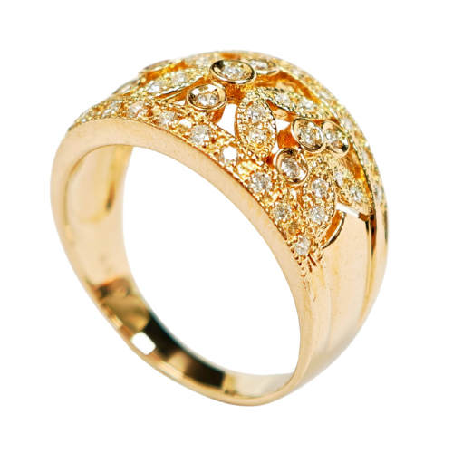 Alternative view of 18K Rose Gold Diamond Ring
