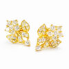 18K Yellow Gold Diamond Earstud