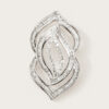 18K White Gold Diamond Pendant
