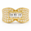 850 Yellow Gold Diamond Ring