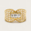 20 K Yellow Gold Diamond Ring