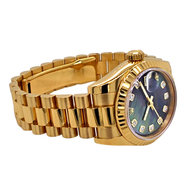 18K Yellow Gold Rolex Lady-Datejust Diamond & Mop 179178