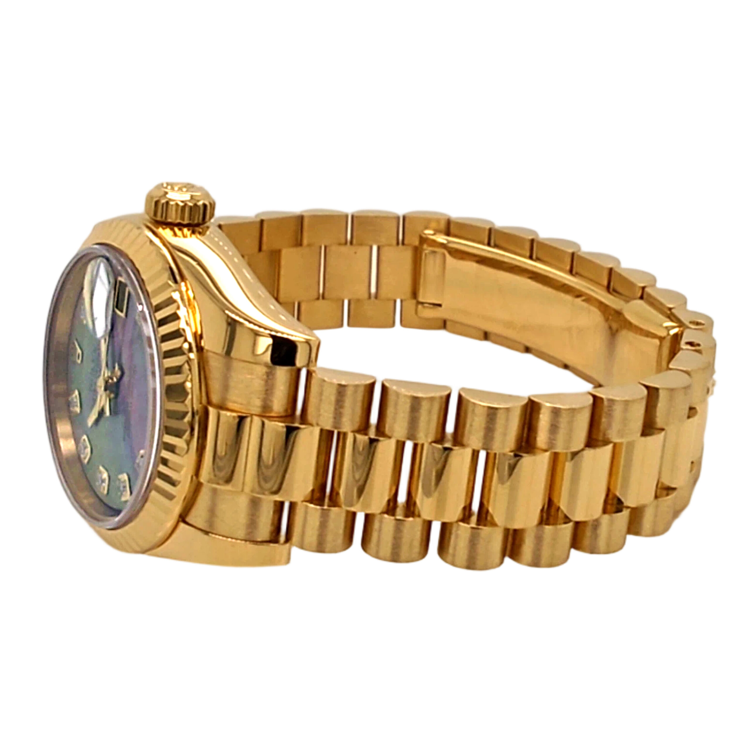 18K Yellow Gold Rolex Lady-Datejust Diamond & Mop 179178