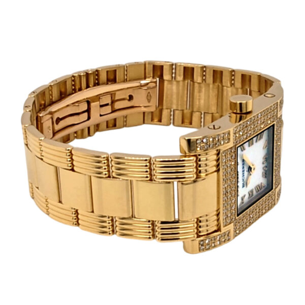 18K Yellow Gold Carl F. Bucherer Pathos Diamond & Mop