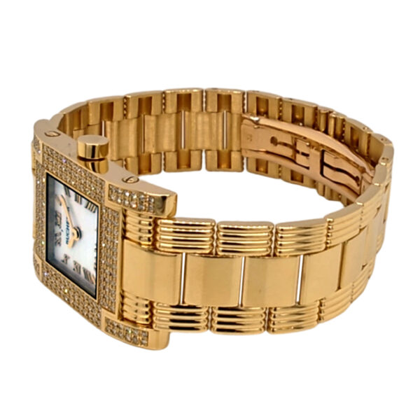 18K Yellow Gold Carl F. Bucherer Pathos Diamond & Mop