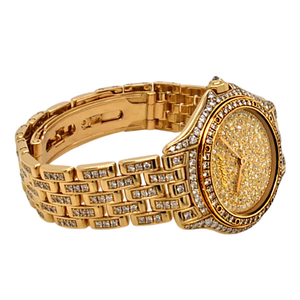 18K Yellow Gold Cartier Cougar Diamond