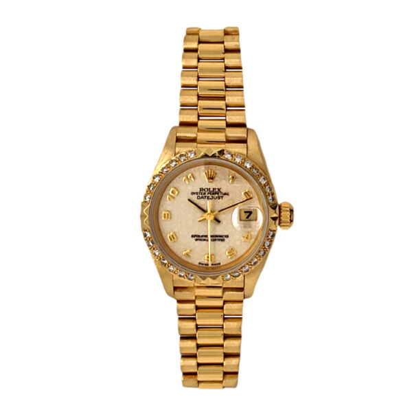 18K Yellow Gold Rolex Lady-Datejust Diamond 69178