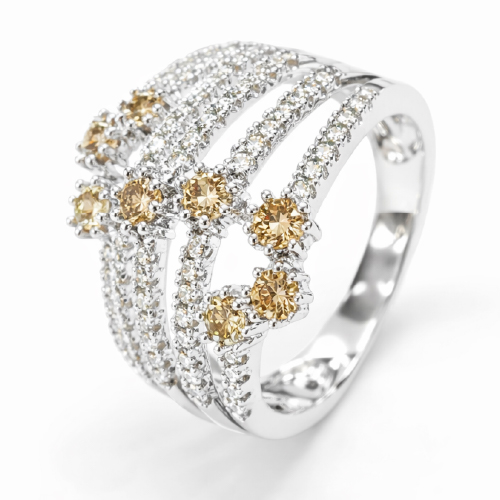 18K White Gold Diamond Ring