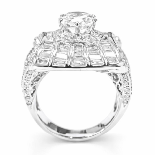 18K White Gold Diamond Ring