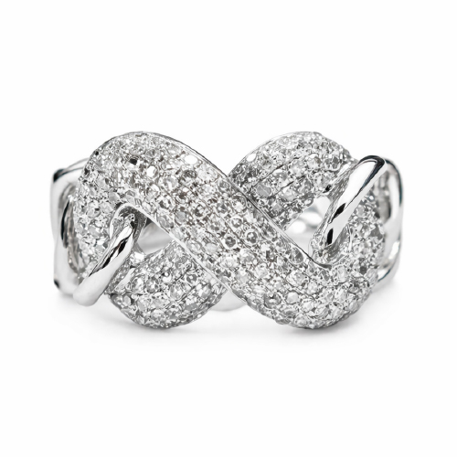 18K White Gold Diamond Ring