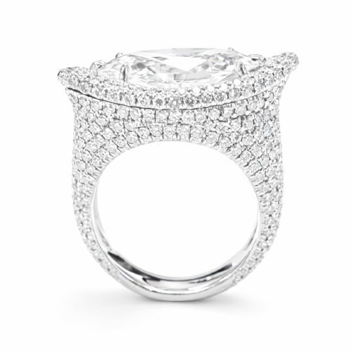 14K White Gold Diamond Ring