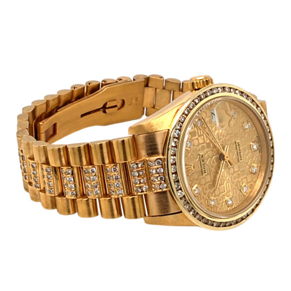 18K Yellow Gold Rolex Datejust 31 Diamond 68278